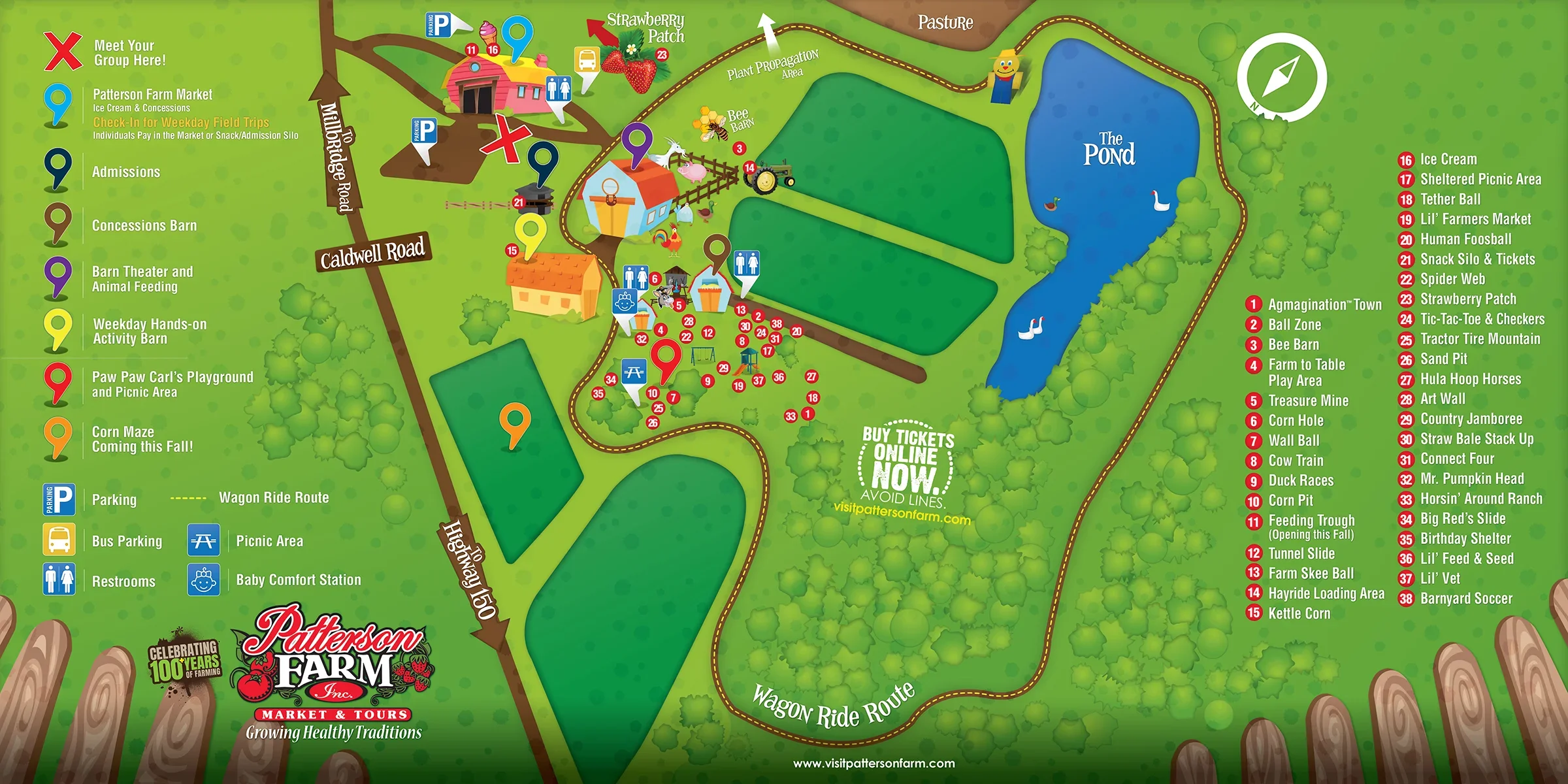 Patterson Farm Fall 2022 Map