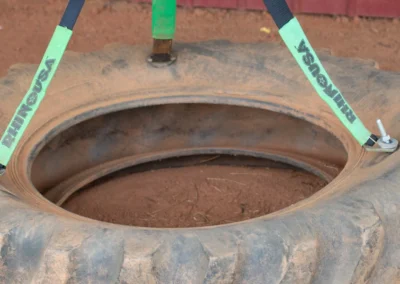 Tractor Tire Hoist